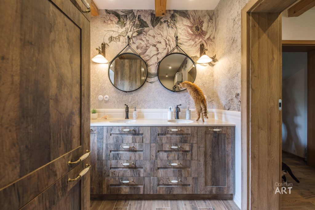 Metamorfoza kuchni i łazienki w domku pod lasem